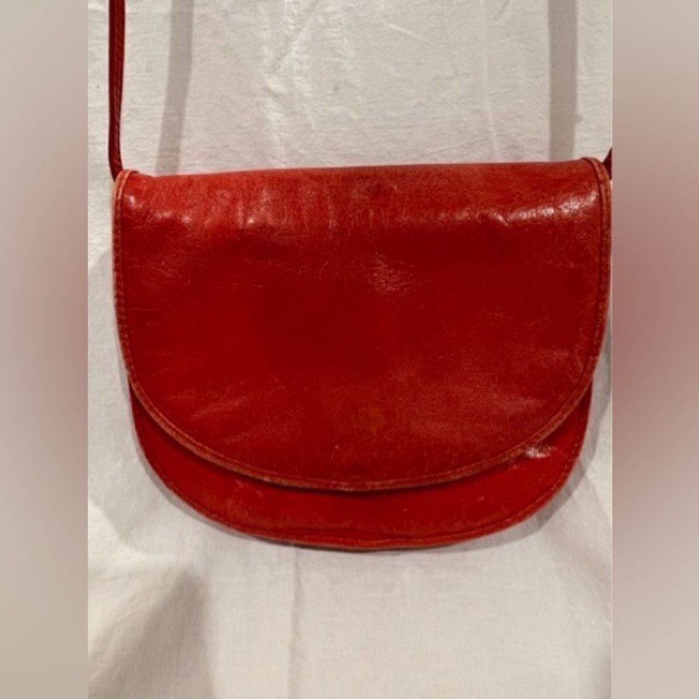 Red Bottega Veneta 1980's Purse/Handbag